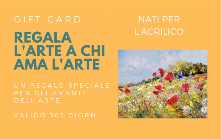 Buono Regalo per il Corso di Acrilico