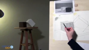 Esempio di chiaroscuro tratteggiato